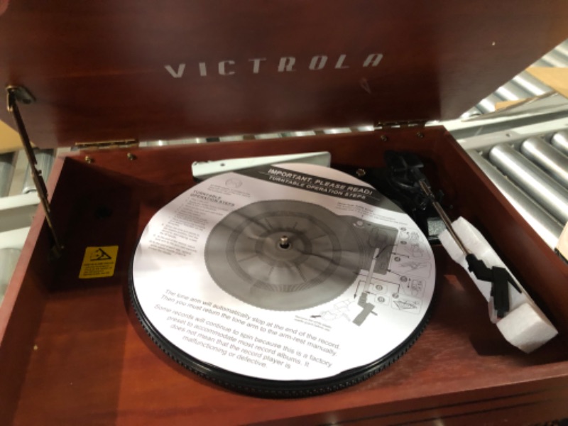 Photo 2 of Victrola Nostalgic 6-in-1 Bluetooth Record Player & Multimedia Center with Built-in Speakers