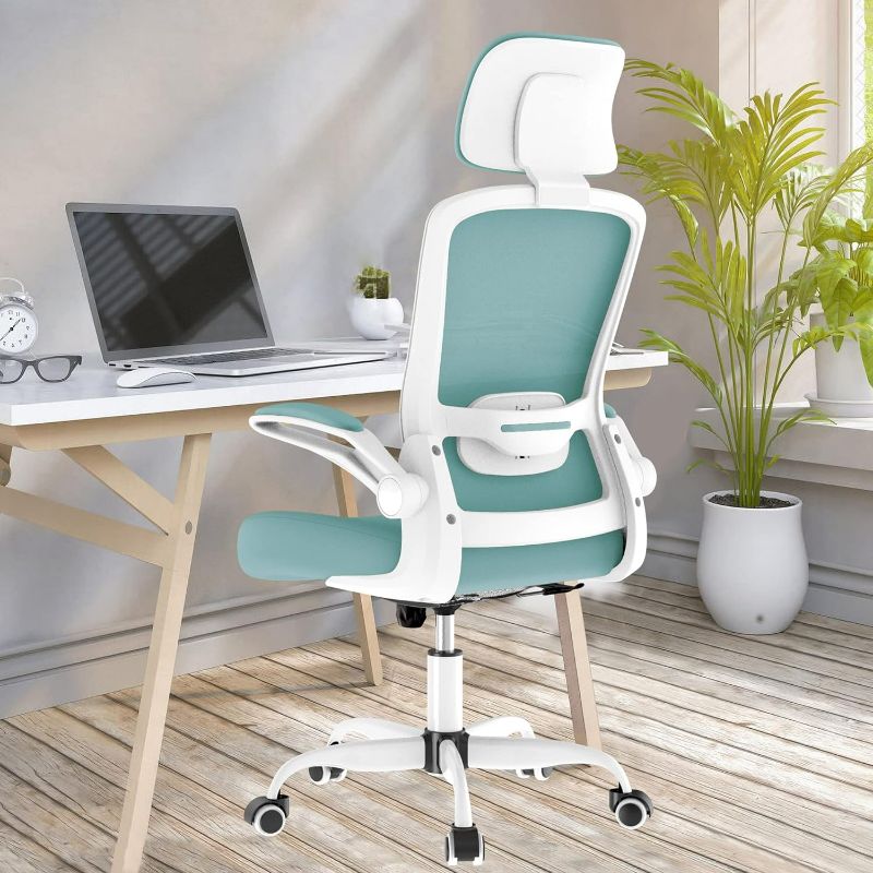 Photo 1 of Mimoglad Office Chair, High Back Ergonomic Desk Chair with Adjustable Lumbar Support 