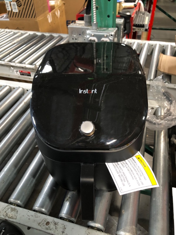 Photo 3 of **NONREFUNDABLE**FOR PARTS OR REPAIR**SEE NOTES**
Instant Vortex Slim 6QT Air Fryer Oven, From the Makers of Instant Pot, EvenCrisp Technology, Space Saving, Nonstick and Dishwasher-Safe Basket, Quiet Operation, Includes App with over 100 Recipes 6QT Slim