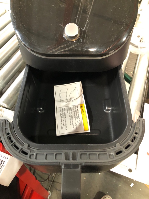 Photo 4 of **NONREFUNDABLE**FOR PARTS OR REPAIR**SEE NOTES**
Instant Vortex Slim 6QT Air Fryer Oven, From the Makers of Instant Pot, EvenCrisp Technology, Space Saving, Nonstick and Dishwasher-Safe Basket, Quiet Operation, Includes App with over 100 Recipes 6QT Slim