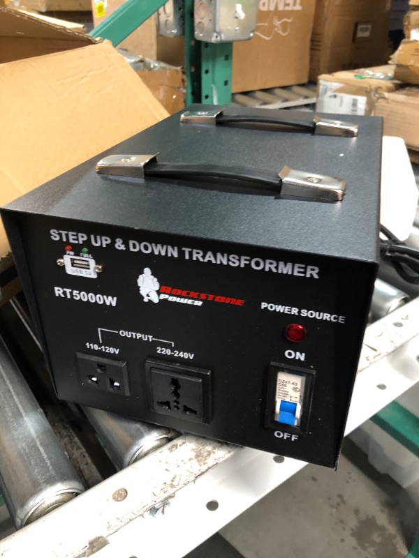 Photo 1 of ROCKSTONE POWER 5000 Watt Voltage Converter Transformer