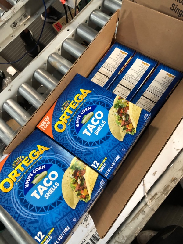 Photo 2 of (EX 9/22/23) Ortega Taco Shells, White Corn, 4.9 Ounce, 12 Shells (Pack of 6) 