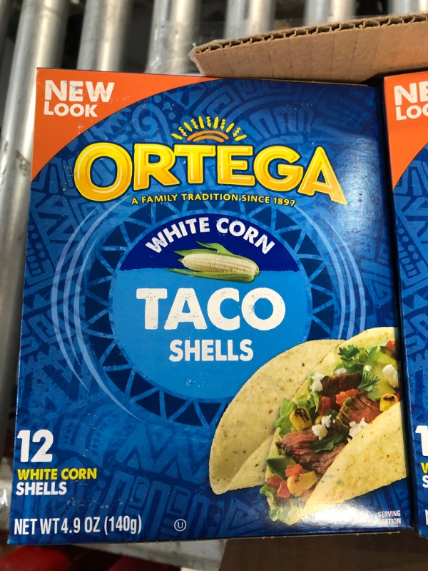 Photo 3 of (EX 9/22/23) Ortega Taco Shells, White Corn, 4.9 Ounce, 12 Shells (Pack of 6) 