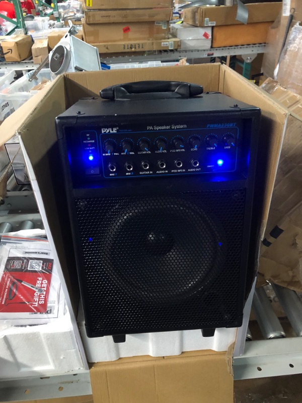 Photo 2 of Pyle Wireless Portable PA System-400W Bluetooth C