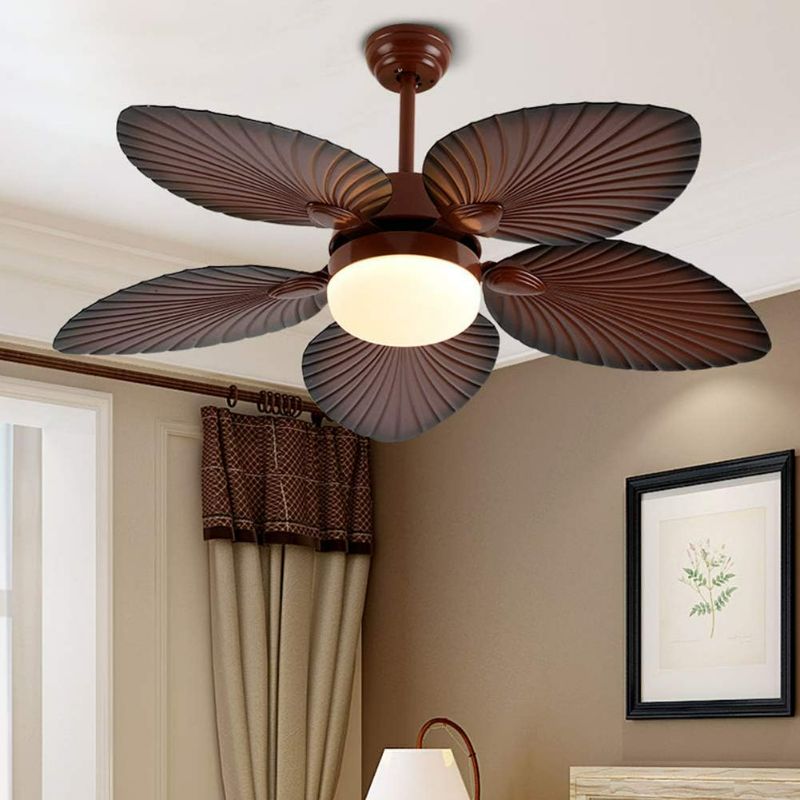 Photo 1 of ***CRACKED GLASS BOWL**** Saffbei 52 Inch Tropical Ceiling Fans with Lights