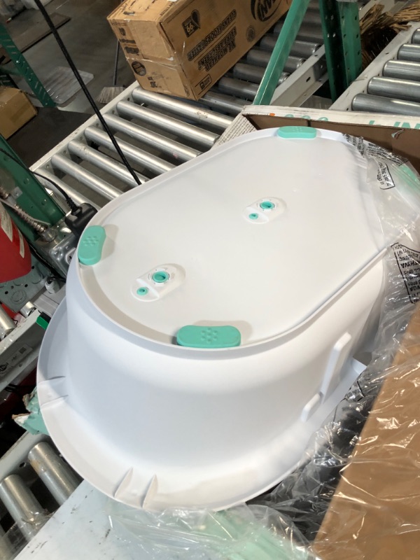Photo 1 of 4-in-1 Grow-with-Me Bath Tub by Frida Baby Transforms Infant