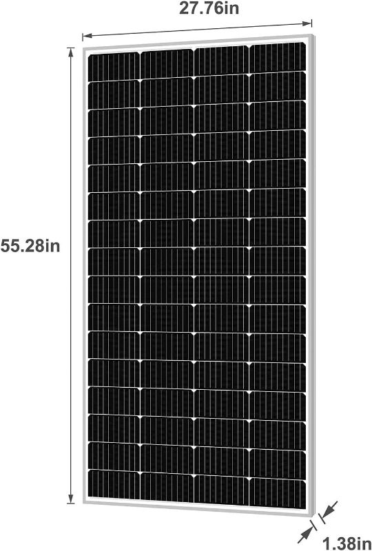 Photo 1 of NEWPOWA Solar Panel **NOT TESTED** ***LOOKS NEW***