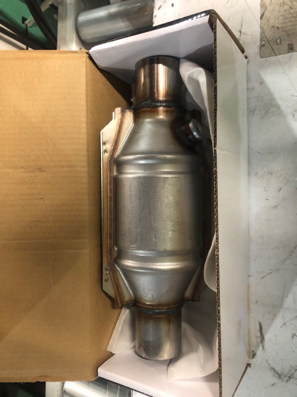 Photo 2 of AUTOSAVER88 ATCC0016 2" Inlet/Outlet Universal Catalytic Converter with Heat Shield