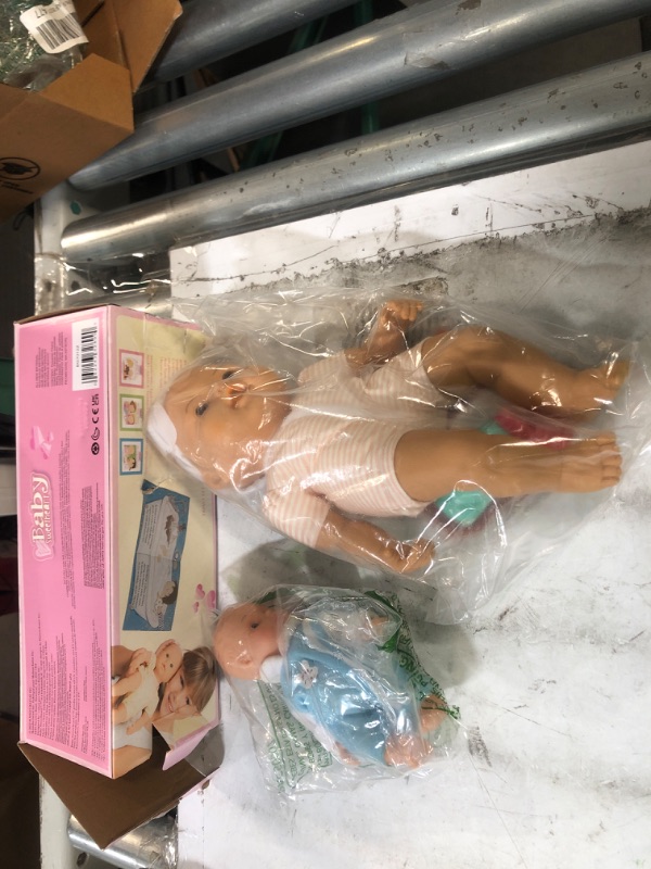 Photo 2 of Baby Sweetheart by Battat – Bath Time 12-inch Soft-Body Newborn Baby Doll + Mini Baby Doll