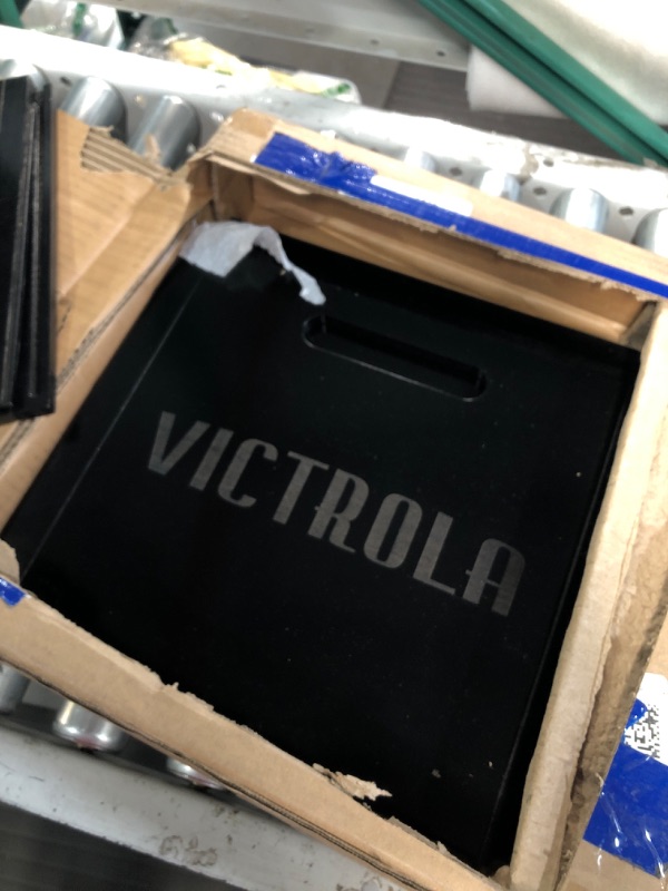 Photo 2 of Victrola Wooden Record Crate, Black (VA-20-BLK) Black Crate