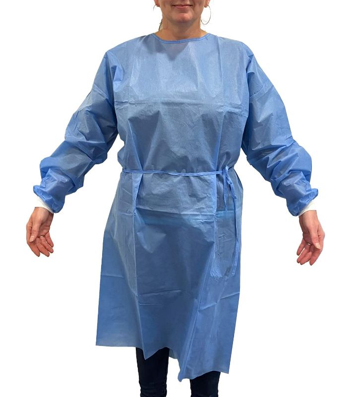 Photo 1 of Disposable Isolation Gown (100 pc)