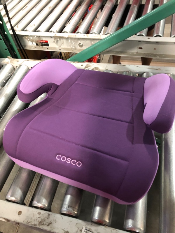 Photo 2 of Cosco Topside Booster Car Seat - Easy to Move, Lightweight Design (Grape), 1 Count (Pack of 1)