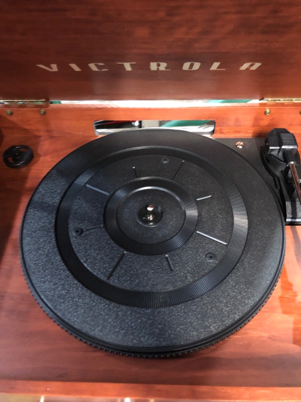 Photo 4 of Victrola Nostalgic 6-in-1 Bluetooth Record Player & Multimedia Center with Built-in Speakers