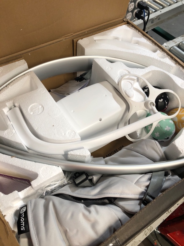 Photo 2 of 4moms MamaRoo Multi-Motion Baby Swing, Bluetooth Baby Swing with 5 Unique Motions, Grey Gray