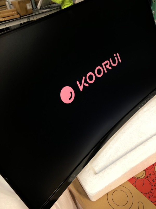 Photo 3 of KOORUI 24" Curved 60Hz Computer Monitor LED Monitor Full HD 1080P 