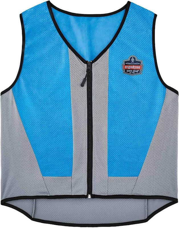 Photo 1 of Ergodyne Chill-Its 6667 Cooling Vest, Evaporative PVA Material -Blue  2XL