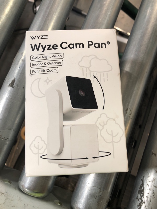 Photo 2 of **FOR PARTS ONLY**  WYZE Cam Pan v3 Indoor/Outdoor IP65-Rated 1080p Pan/Tilt/Zoom Wi-Fi **PAINTED/USED**