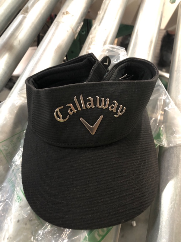 Photo 2 of Callaway Golf 2022 Liquid Metal Adjustable Visor black/gold **LOOKS BRAND NEW**