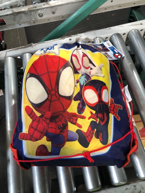 Photo 2 of 2 Piece Sling Bag and Sleeping Bag Set Spidey and His Amazing Friends 26"x46" *LOOKS NEW*