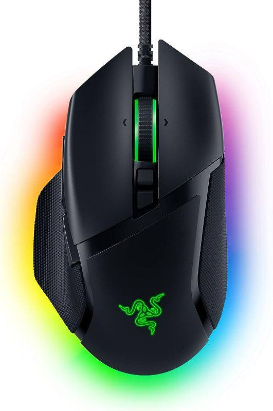 Photo 1 of Razer Basilisk V3 - Customizable Ergonomic Wired Gaming Mouse **NOT TESTED**