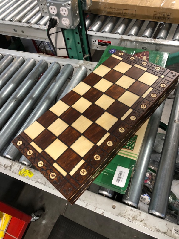 Photo 2 of Beautiful Handcrafted Wooden Chess Set with Wooden Board 