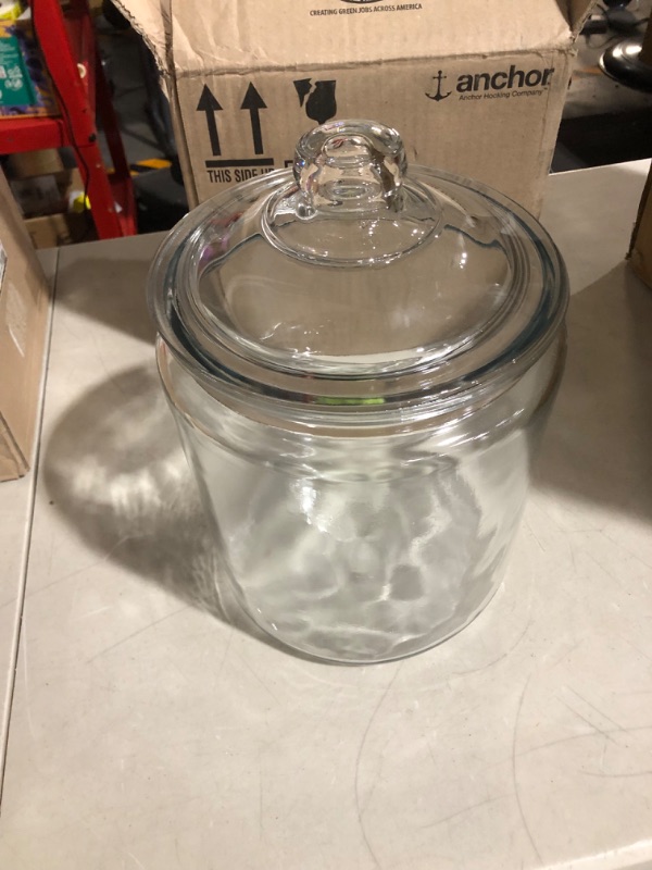 Photo 3 of **LOOKS BRAND NEW** Anchor Hocking 2 Gallon Glass Heritage Jar