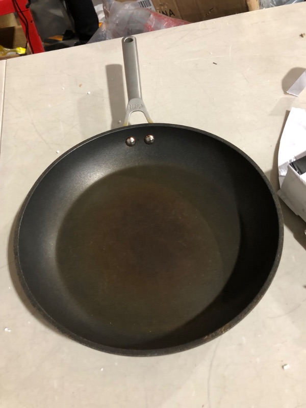 Photo 2 of **USED** **DIRTY** Ninja Foodi Premium NeverStick Fry Pan, 12”, Slate Gray