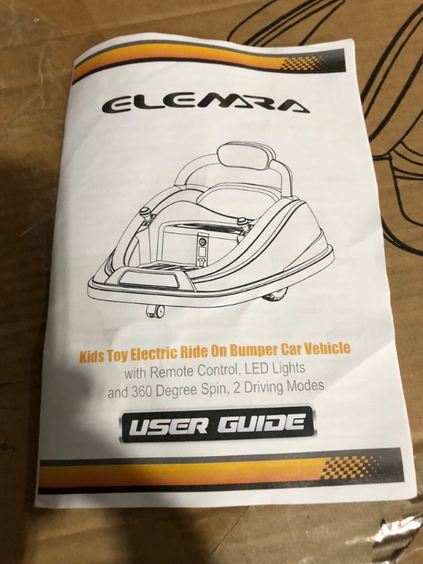 Photo 8 of **USED** **POWERS ON** *SEE NOTES* ELEMARA Bumper Car 12V Electric  