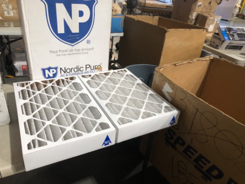 Photo 2 of **STOCK IMAGE REFERENCE** Nordic Pure 16X25X4 AC Furnace Air Filters 2 PACK