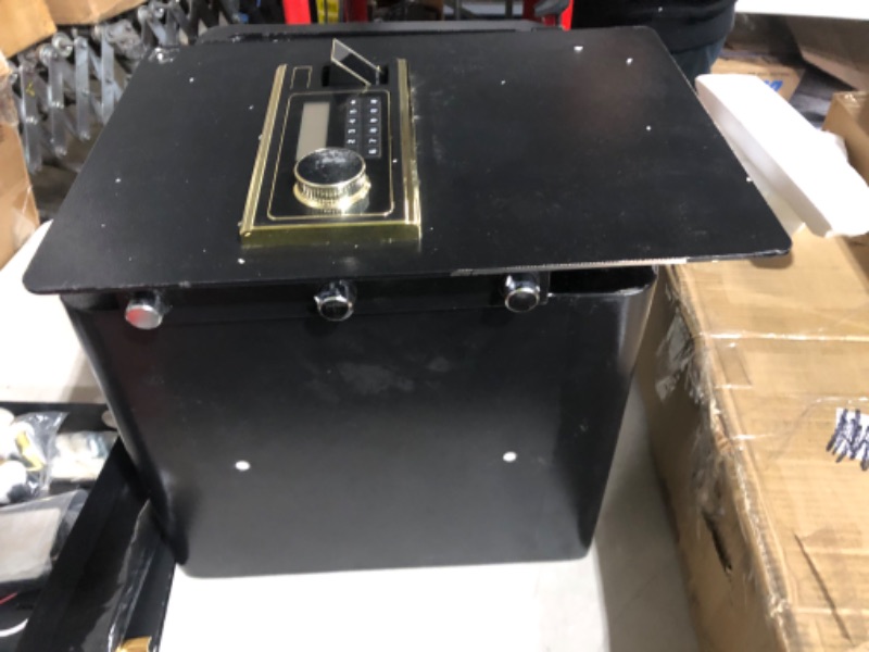 Photo 1 of *PARTS ONLY* *DAMAGE* *See Notes* Riddost 2.25 Cub Large Biometric Fireproof Home Safe