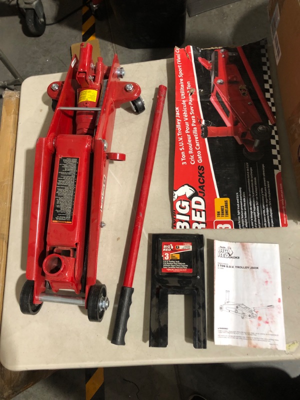 Photo 1 of **PARTS ONLY** **DAMAGE** BIG RED T83006 Torin Hydraulic Trolley Service/Floor Jack 