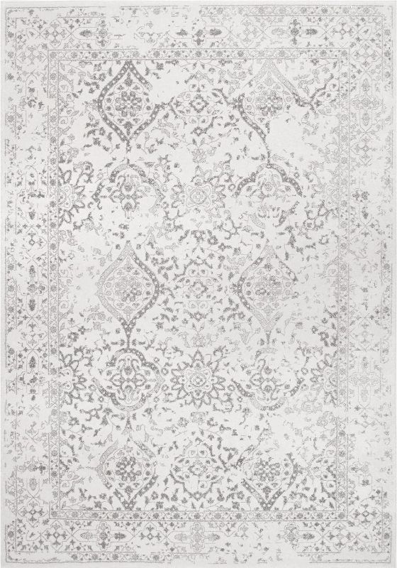 Photo 1 of **SEE NOTES** nuLOOM BODRUM Vintage Area Rug, 4' x 6', Ivory, Rectangular
