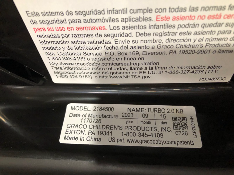 Photo 6 of **SEE CLERK NOTES** Graco TurboBooster 2.0 Backless Booster Car Seat, Denton