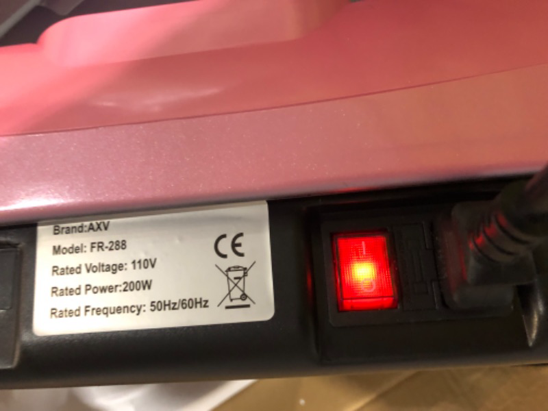 Photo 5 of *PREVIOUSLY OPENED* **SEE CLERK NOTES** AXV Vibration Plate Exercise Machine BOAT-PINK