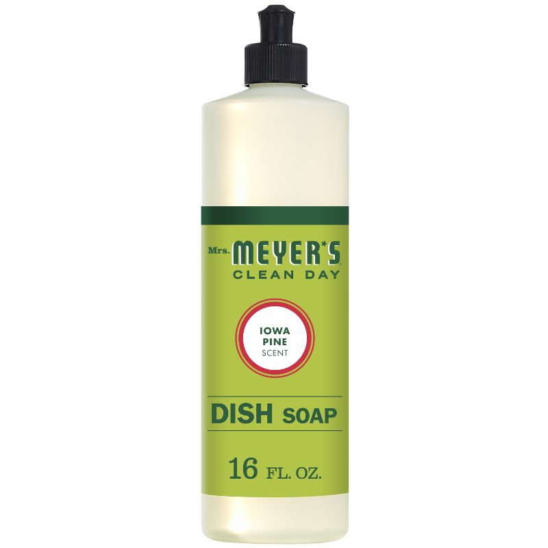 Photo 1 of **PACK OF 3** Mrs. Meyer's Clean Day Liquid Dish Soap Holiday Scent Iowa Pine 16 Fl Oz
