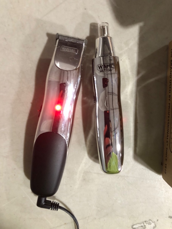 Photo 2 of **PARTS ONLY** **SEE CLERK NOTES** WAHL Groomsman Rechargeable Beard Trimmer Kit