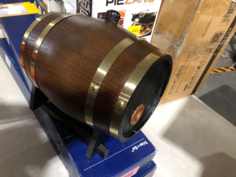 Photo 1 of **MISSING PARTS**SEE NOTES
5L Whiskey Barrel Dispenser Oak Aging Barrel TableTop