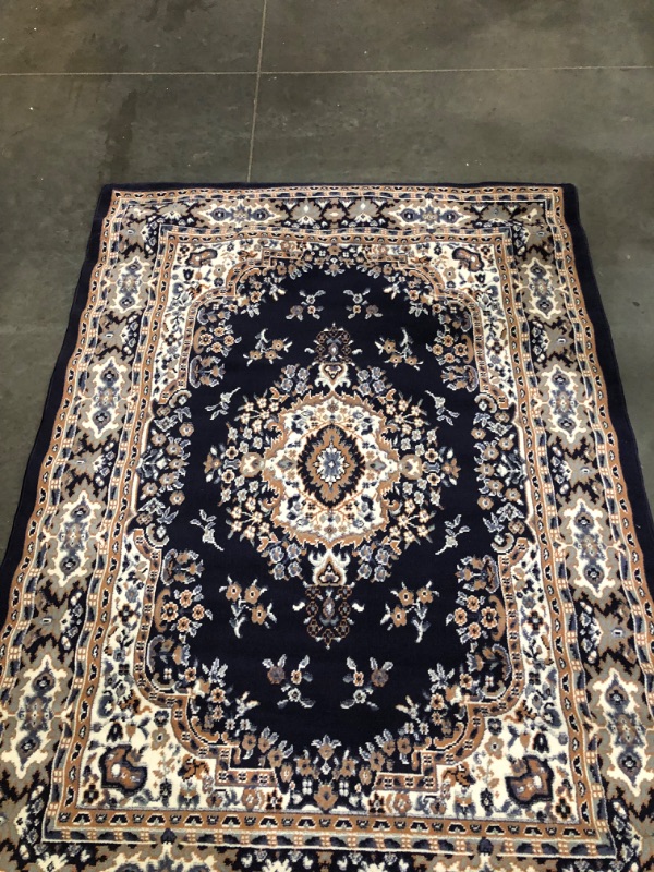 Photo 1 of STOCK PHOTO 
SAFAVIEH Heritage Collection Area Rug - 10' x 14', Navy 