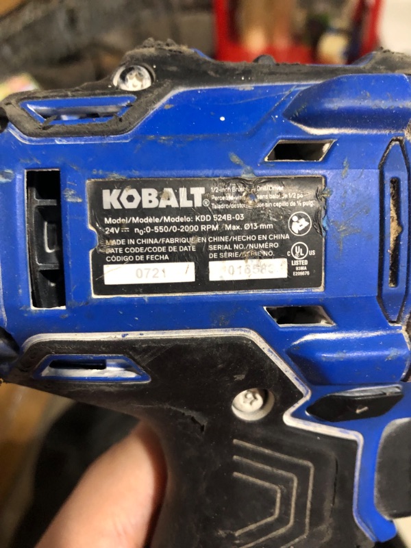 Photo 6 of **READ COMMENTS** Kobalt 4-Tool 24-Volt Max Brushless Power Tool Combo Kit with Soft Case