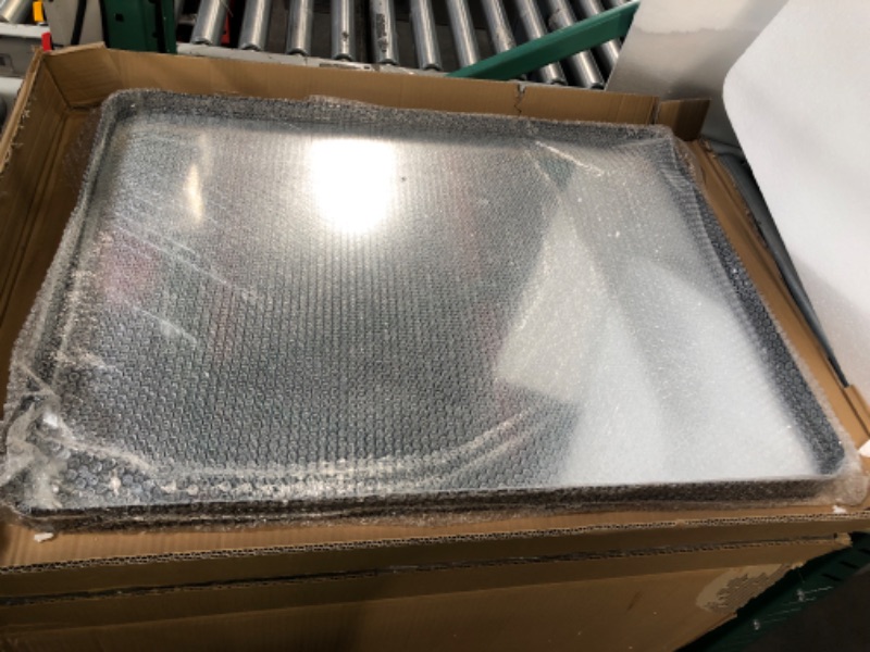 Photo 4 of **LOOKS BRAND NEW**  Black Bathroom Mirror, 24"x32" Upgrade Metal Frame 