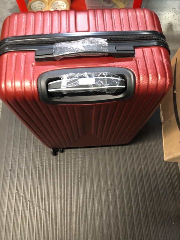 Photo 4 of **LOOKS BRAND NEW** Strenforce Luggage 24" BURGUNDY **LOOKS BRAND NEW** 