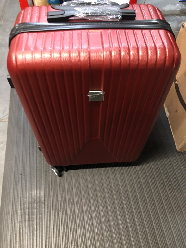 Photo 2 of **LOOKS BRAND NEW** Strenforce Luggage 24" BURGUNDY **LOOKS BRAND NEW** 