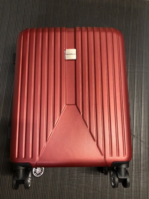 Photo 2 of **LOOKS BRAND NEW** Strenforce Luggage 20" BURGUNDY 