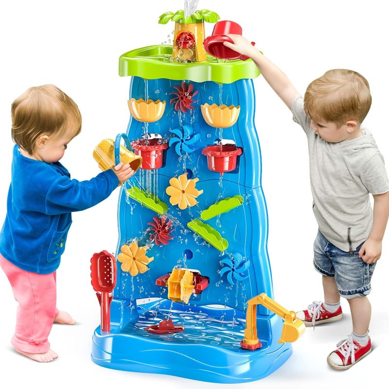 Photo 1 of **LOOKS BRAND NEW** TEMI Toddlers Water Table Waterfall Maze-
