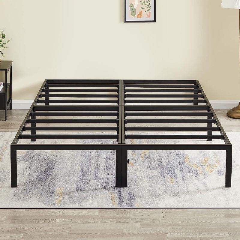 Photo 1 of **MISSING HARDWARE** GreenForest Queen Size Bed Frame 