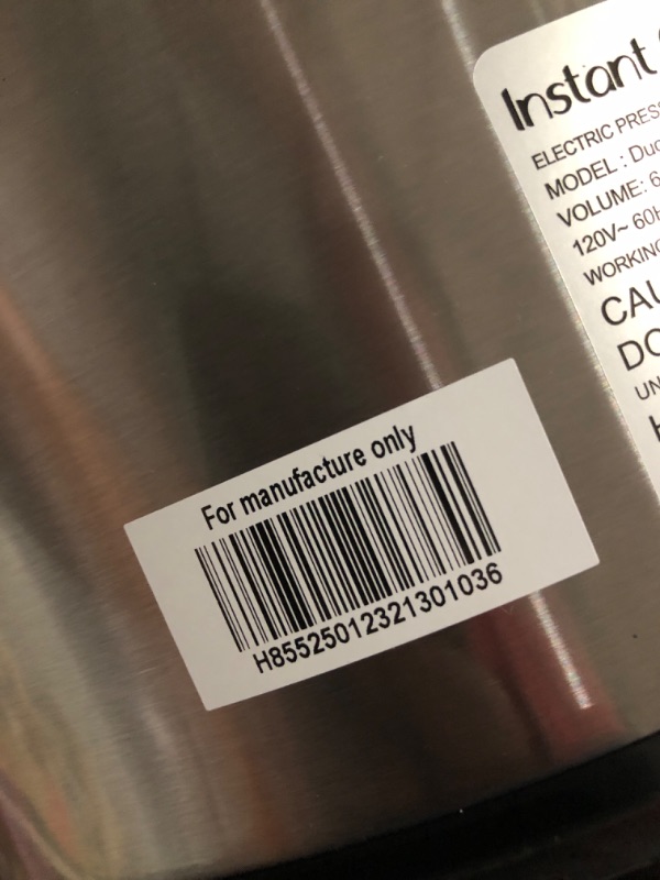 Photo 6 of * used item * good condition * see images * 
Instant Pot Duo 7-in-1 Electric Pressure Cooker, Slow Cooker, Rice Cooker, Steamer,