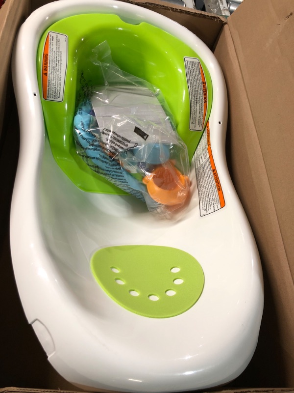 Photo 2 of Fisher-Price Baby Bath Tub, 4-in-1 Newborn to Toddler Tub with Infant Seat 