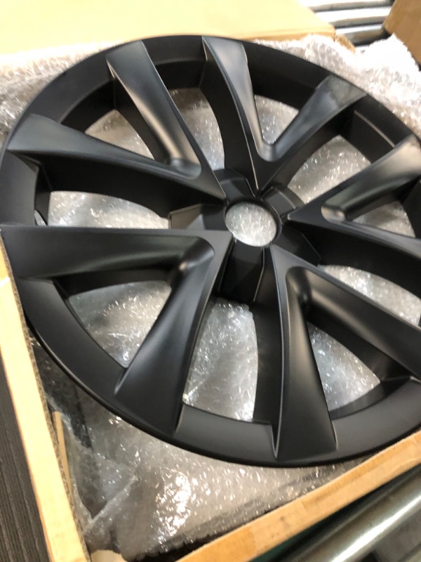 Photo 2 of BASENOR Tesla Model 3 Wheel Cover 18 Inch Hubcap Wheel Hub Caps OEM Rim Protectors Cover l 3 18'' Arachnid