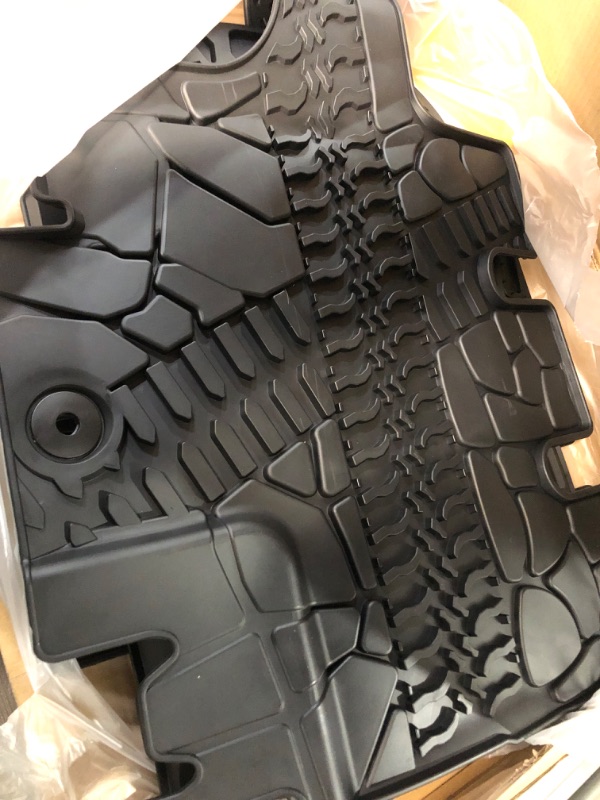 Photo 2 of KIWI MASTER Floor Mats Compatible for 2014-2018 Jeep Wrangler J