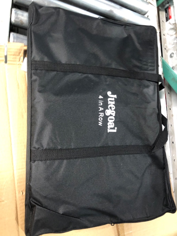 Photo 1 of Juegoal 4 in a Row Giant Game Set, 1.5FT Height Classic Wooden Connect Game